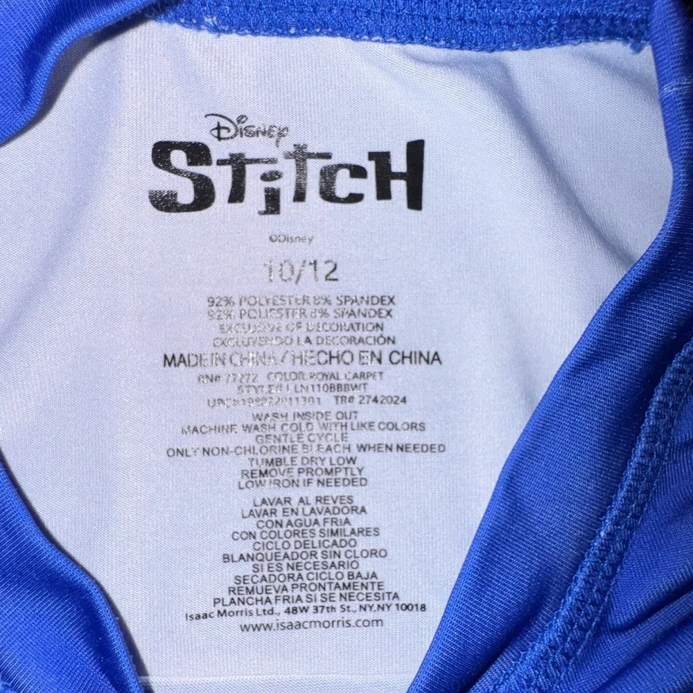 Disney Stitch Long Sleeve Graphic Top – Size 10/12